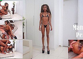 Very Slim, Petite 18y Brazilian Beautiful Ebony, Angel Chocolatinha