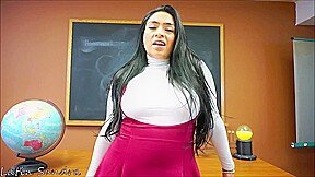 Sandra is a nymphomaniac Latina teacher