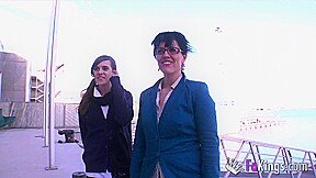 Montse teaches Ainara how to be a slut