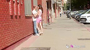 Natalia fingers watching a pornstar bang her husband